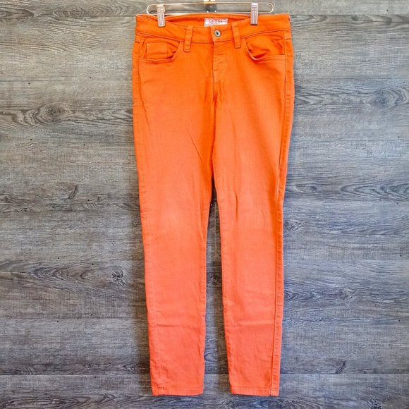 GUESS Brittney Skinny Orange Jeans - Picture 1 of 7